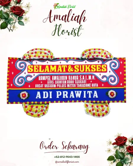 Papan Bunga Ucapan Selamat Sawiji